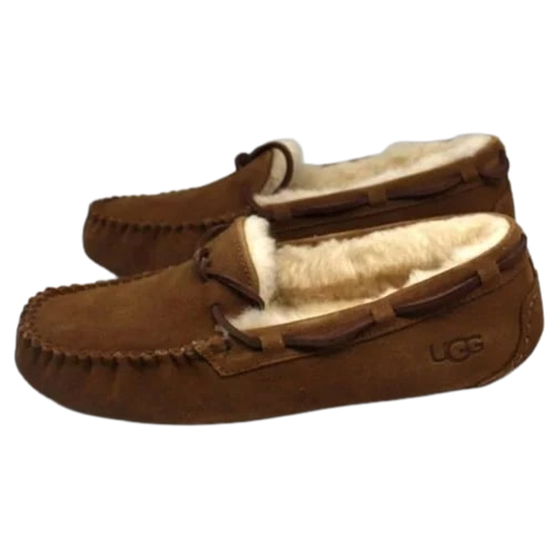 UGG Women's Dakota Moccasin Slipper, Suede, Espresso, Size 8 M EU