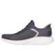 thumbnail image 4 of Zapatilla Skechers para mujer, manos libres, sin cordones, Squad Chaos Grey, 4 of 5