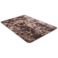 thumbnail image 2 of Modern Ombre Shaggy Area Rug,Soft Plush Living Room & Bedroom Rug,Thick Fuzzy Large Rectangular Carpet for Living Room, Brown, 3'x2'(40x60cm), 2 of 9