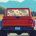 thumbnail image 5 of Pzuqiu Truck Rear Window Decals with Vintage Mandala Floral, Back Window Vinyl Wrap 66.9 x 22.4 Inches, Easy Install for Most Pickup Trucks, 5 of 8
