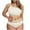 White-28, variant on Lopeceal Women's Ribbed Contrast High Waisted Tummy Control Bikini Set Spandex Swimsuit 2 Piece
