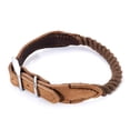 thumbnail image 4 of Collar para perros Mile High Life de algodón trenzado duradero con cuero, 4 of 7