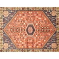 thumbnail image 1 of Ahgly Company Machine Washable Indoor Rectangle Traditional Sand Brown Area Rugs, 3' x 5', 1 of 7
