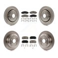thumbnail image 1 of CMX Front Rear Disc Brake Rotors and Ceramic Pads Kit for Car 2014-2016 Acura MDX K8C-101284, 1 of 11