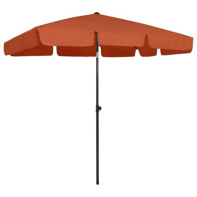 vidaXL Parasol Extérieur Hauteur Réglable Inclinable pour Jardin