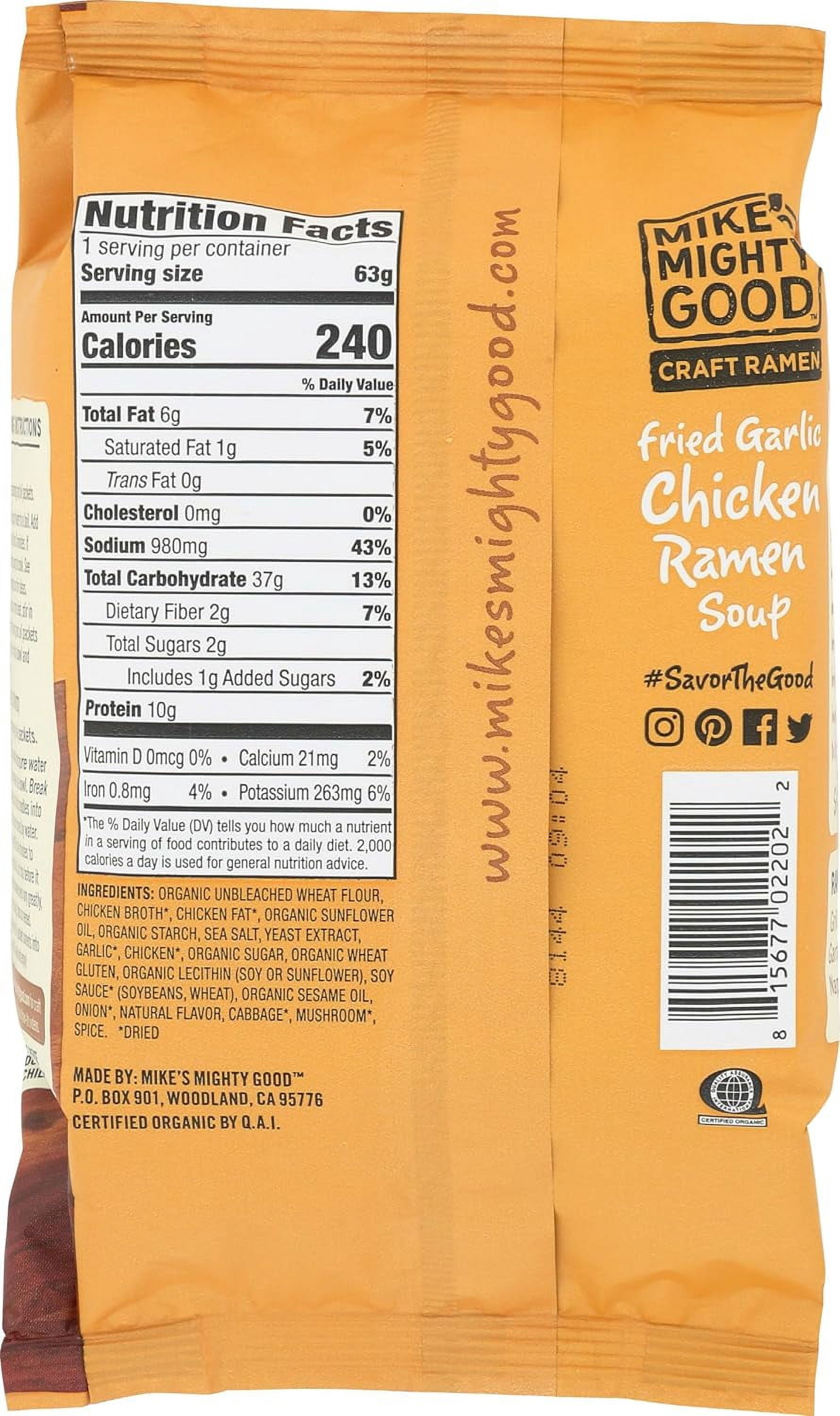 Mike's Mighty Good - Instant Ramen Noodles - Variety Pack - Chicken Ramen and Spicy Pork Tonkotsu-  - 2.1 Ounces - 8 Pillow Packs