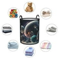 thumbnail image 4 of ZICANCN Laundry Basket Organizer, Galaxy Track Track Collapsible Hamper for Bathroom Bedroom Laundry Room, Medium Size, 4 of 7