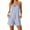 #01 Blue 【Mix, Match & Rotate: Stock Up on Daily Colors】, variant on Women's Striped Spaghetti Strap Romper Jumpsuit with Pockets, Casual Summer Beach Cover Up Shorts, Soft Stretchy Fabric, Easy Casual Vacation Wear | UKHCCC,Blue L