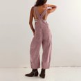 thumbnail image 4 of Sunnin Solid Color Loose Fit Lounge Jumpsuit Casual Everyday Wear, 4 of 6