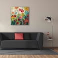 thumbnail image 3 of Epic Graffiti 'Garden Brightness' by Silvia Vassileva, Canvas Wall Art, 37"x37", 3 of 8