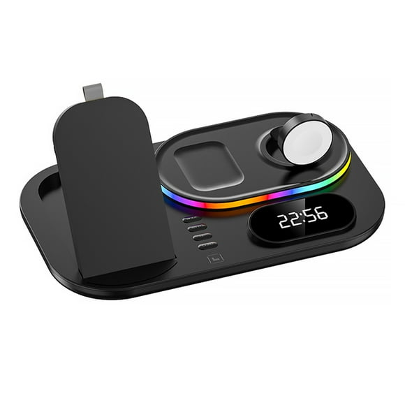 mmirethe Wireless Charger Home Office Earphone Quick Charging Docking Station