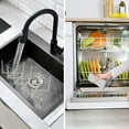 thumbnail image 4 of Pot Lid Organizer, Pot Lid Organizer, Stainless Steel Telescopic Rack Folding Kitchen Rack Multi Purpose Pot Lid Organizer Telescopic Folding Steam Rack, Stainless Steel Pot, Stainless Steel Pot, 4 of 8