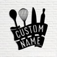 thumbnail image 2 of Craftnamesign Custom Kitchen Metal Sign, Kitchen Art, Custom Kitchen Sign, Restaurant Decor, 2 of 5