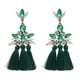 thumbnail image 2 of 1 Pendientes Colgantes de Bohemio Vintage, Accesorio Flecos Y Borlas para Fiestas Hugo Pendientes de borla de mujer, 2 of 7
