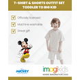 thumbnail image 5 of Disney Mickey Mouse French Terry T-Shirt and Shorts Outfit Set Toddler to Big Kid, 5 of 5
