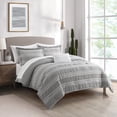 thumbnail image 2 of Chic Home Eira Grey King 4-Piece Comforter Set, 2 of 8