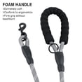 thumbnail image 3 of PLUTUS PET Double Handle Rope Dog Leash 6ft Long, Padded Traffic Handle, Heavy Duty and Reflective, Training Leash for Medium Large Dogs, Gray, 3 of 6