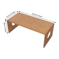 thumbnail image 2 of 31.5x14.5x11.8in Folding Coffee Table, Japanese Floor Table Bamboo Low Table for Meditation Japanese Tea Tables for Sitting on The Floor No Assembly Portable Altar Tables for Tatami Living, 2 of 21