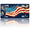 4th of July, variant on 1 Pcs 2D Flat License Plate Covers & Frames, Statue of Liberty For Decorative Front, Waterproof For Decoration Aluminum License Plate Covers & Frames Cover For Men Women, 12" X 6"