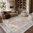 thumbnail image 2 of SIXHOME 6'x9' Area Rugs for Living Room Washable Rugs Carpet Medallion Traditional Rugs for Bedroom Dinning Room Office Soft Non Slip Large Area Rug Retro Home Decor Blue, 2 of 8