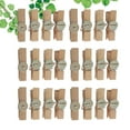 thumbnail image 3 of Shisuyan 50pcs Wooden Clips Simple Small Photo Picture Notes Fixation Clips for Home Office School (Wood Color 45x7mm), 3 of 8