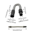 thumbnail image 3 of BotaniNest Vacuum Hose Extension 35mm To 32mm Flexible Stretch Hose For Standard Vacuum Cleaners Universal Replacement For Deep Cleaning, 3 of 7
