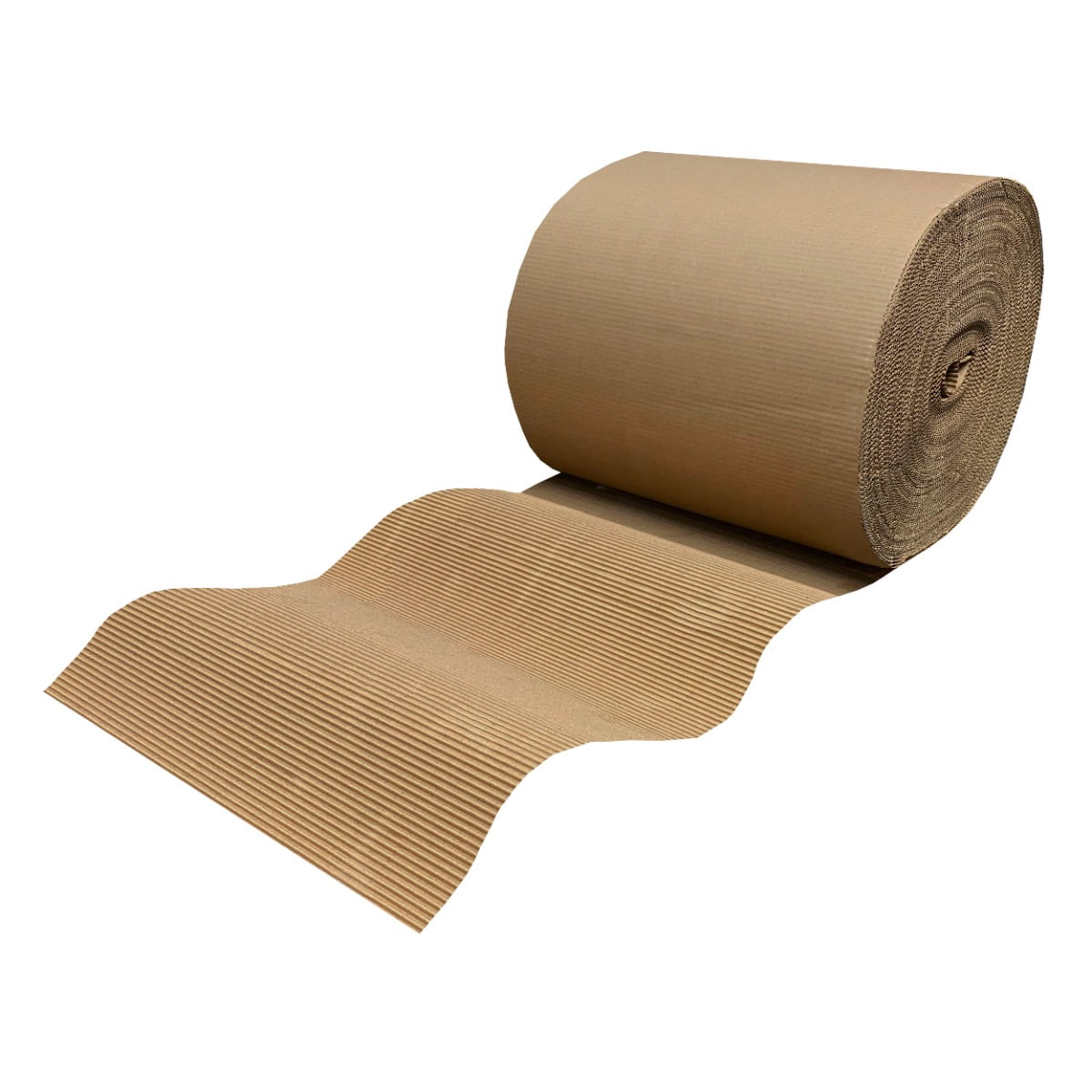 UOFFICE Corrugated Wrap 15" x 250 1/8" Thick B Flute, 4-Pack