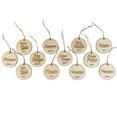 thumbnail image 1 of HOARBOEG Name As Christ's Christmas Decoration Christmas Group Log Christmas Name Savior Christmas Tree Trailer's Home Decoration Uses Different Names, 1 of 1