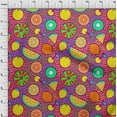 thumbnail image 4 of oneOone Viscose Chiffon Bright Red Fabric Tropical Fruit Sewing Craft Projects Fabric Prints By Yard 42 Inch Wide, 4 of 5