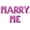 Pink, variant on Letter Balloons - MARRY ME 16" Inch Alphabet Letters Foil Mylar Balloon Marriage Proposal Party Banner (Pink)