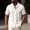 c01White, variant on LNWUY Men's Guayabera Shirt Short Sleeve Lapel Button Down Casual T-Shirt Pattern Printed Beach Vacation Clothes Summer Tops White XXL