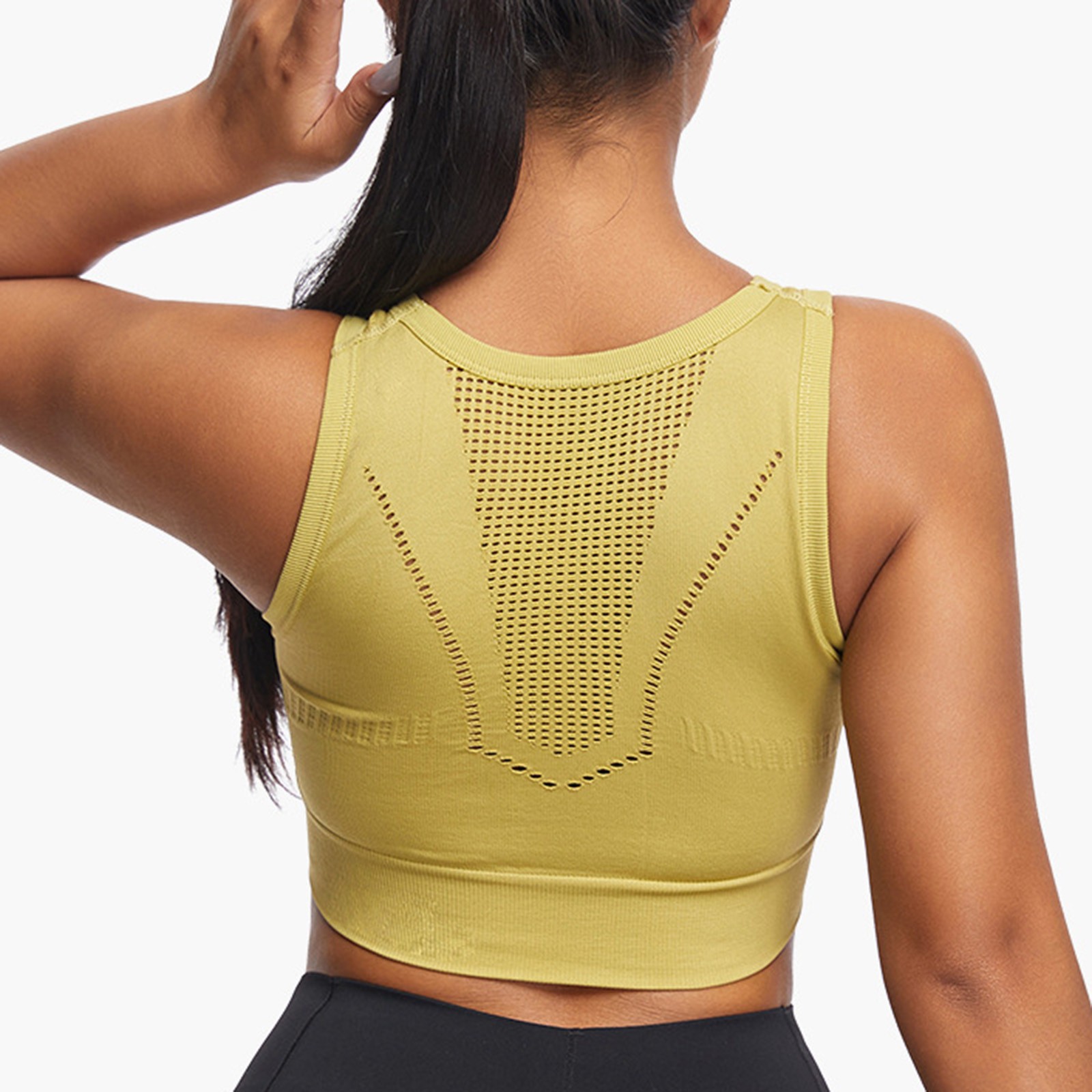Buy RUNNING GIRL Strappy Sports Bra For Women,Medium Support Molded Cup