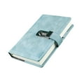 thumbnail image 1 of Journal avec Serrure Journal de Voyage Combinaison Journal Verrouillable avec Serrure Bleu, 1 of 8