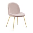 thumbnail image 1 of Heavenly Collection Chaise en Velours Rose, 1 of 3