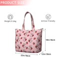 thumbnail image 4 of Pink Cow Strawberry Pattern Travel Tote Bags for Women Carry On,Large Weekender Bags for Women Travel,Multi Functional Duffle Bag for Work,Shopping,Sports, 4 of 5