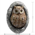 thumbnail image 2 of Garden Owl Tree Statue Resin Owl Hanging Ornament Outdoor Garden Tree Pendant Decoration, 2 of 7