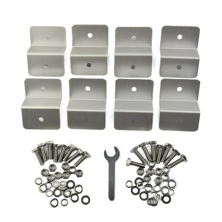 

JINGT Solar Panel Bracket 8 Pieces Z-Holder Aluminium Fixing Solar Panel For Solar