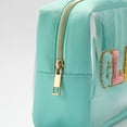 thumbnail image 4 of Walmart Glam Cosmetic Bag, Nylon & PVC, Teal Trim, Size 3.3" x 8.8" x 5.9", 4 of 4