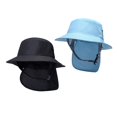 thumbnail image 1 of Sombrero de Cubo de Surf de 2 Piezas con Correas de Barbilla Sunnimix Negro y Azul, 1 of 8
