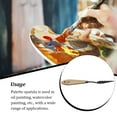 thumbnail image 3 of Seitruly Paleta de espátula para pintura al óleo, mango de madera, raspador de mezcla de artista, accesorios de pintura escolar portátil, pinturas tipo 4, 3 of 6