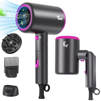 STA-US 2400W Ionic Hair Dryer, Compact Travel Size Blow Dryer