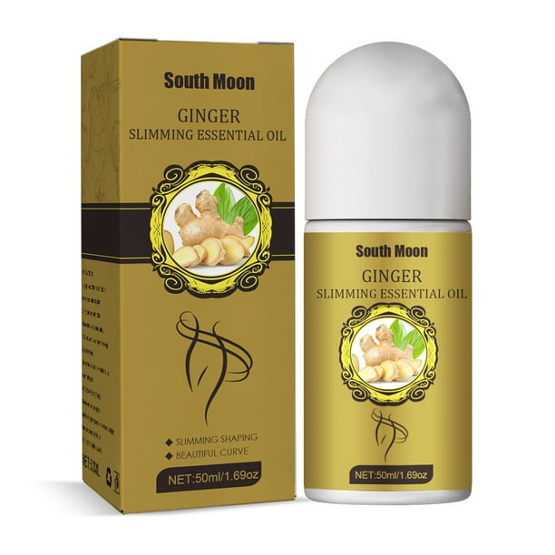 South Moon 50ml Ginger Slimming Essential Oil Shaping Rollon Accelerate Metabolism Burn
