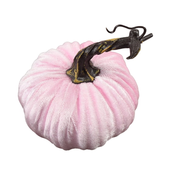 Decorative Autumn Pumpkin,Fall Decor Textured Fabric Ribbed Pumpkin for Livingroom Tabletop Entryway