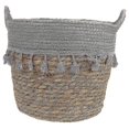 thumbnail image 1 of 1pc Hand-woven Basket Desktop Organizing Basket Simple Home Decorative Basket, 1 of 3