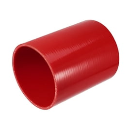 X AUTOHAUX 1 Manguera De Silicona Roja Universal Para Coche, 51 Mm, Diámetro Interior De 102 Mm, 45 Grados, Color Rojo