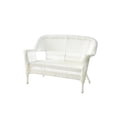 thumbnail image 2 of Jeco W00205-L Honey Wicker Patio Love Seat, 2 of 2