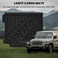 thumbnail image 3 of Alfombrilla de maletero LASFIT para Jeep Wrangler JL 2018-2025 para todo tipo de clima, 3 of 9