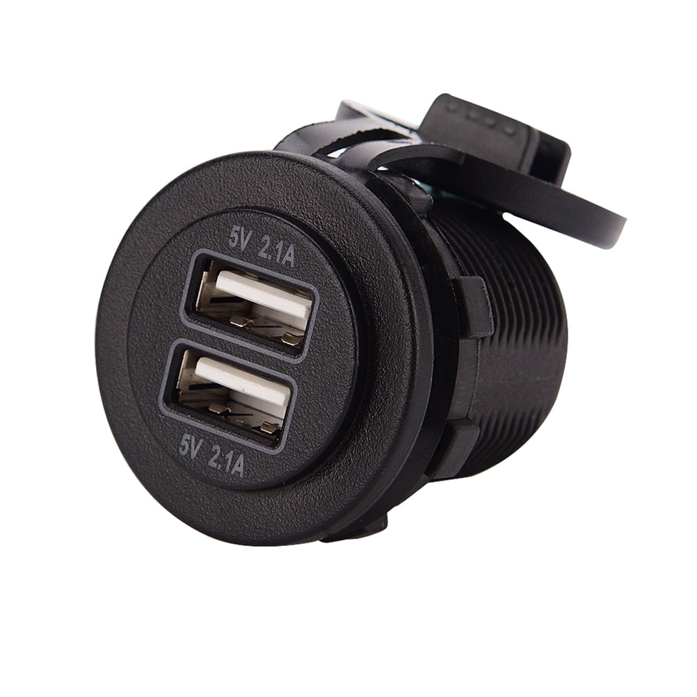 Waterproof Car Motorcycle Dual USB Ports Charger Power Waterproof Car Motorcycle Dual USB Ports Charger Power
