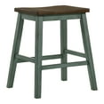 thumbnail image 5 of Hunter Solid Wood 5-Piece Counter Height Dining Set, Antique Green, 5 of 7