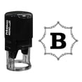 thumbnail image 1 of Printtoo R-40 Octagon Celtic Swirl Frame Alphabet B Monogram Self Inking Rubber Stamp Office Stationary, 1 of 3